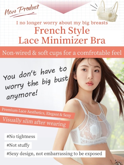 Elegant & Sexy Lace Bras Plus Size - Bust-sculpting Lifts With Airy French Laces, All-day Comfort & Stable Support VEIMIA