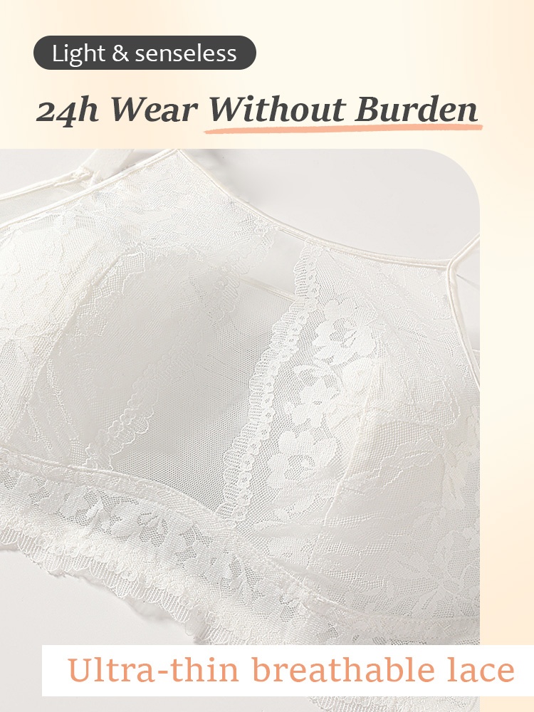 Elegant & Sexy Lace Bra Plus Size - Bust-sculpting Lift With Airy French Laces, All-day Comforts & Stable Support VEIMIA