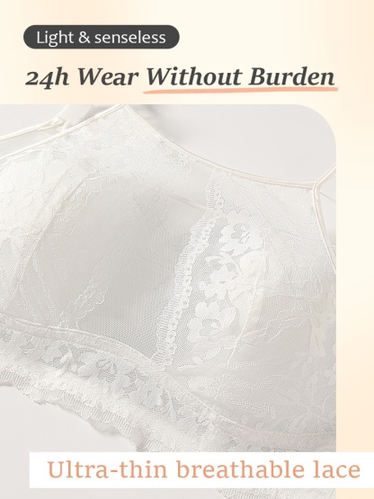 Elegant & Sexy Lace Bra Plus Size - Bust-sculpting Lift With Airy French Laces, All-day Comforts & Stable Support VEIMIA