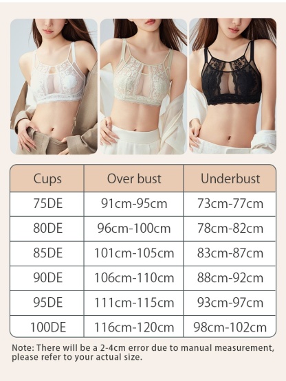 Elegant & Sexy Lace Bra Plus Sizes - Bust-sculpting Lifts With Airy French Lace, All-day Comfort & Stable Supports VEIMIA