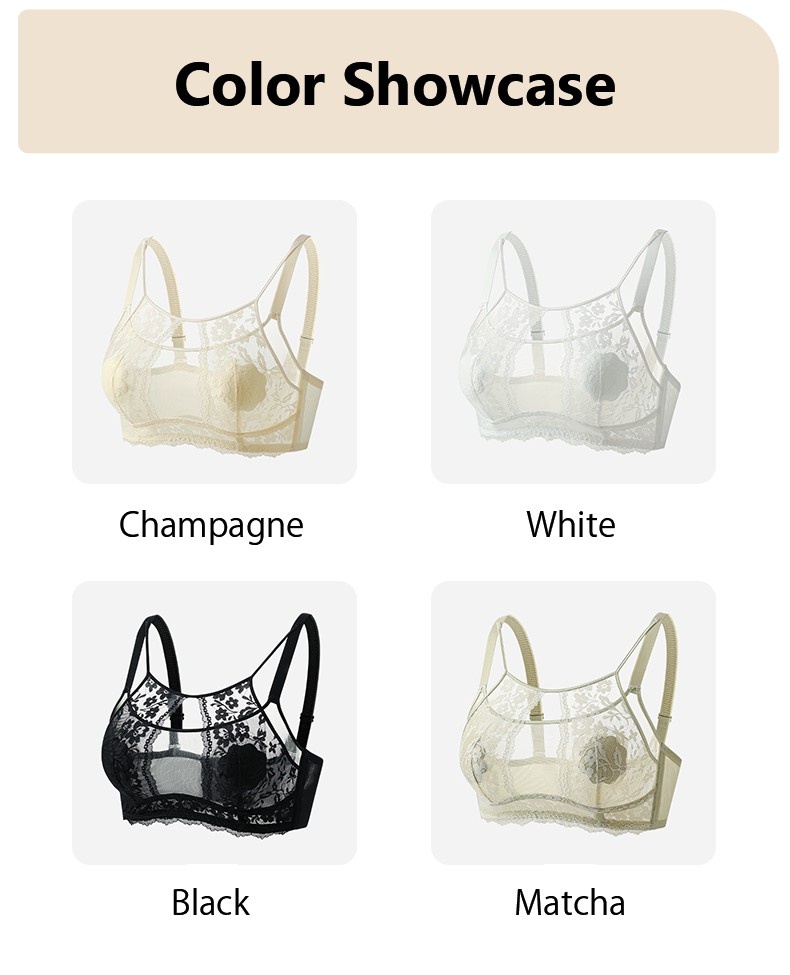 Elegant & Sexy Lace Bras Plus Size - Bust-sculpting Lift With Airy French Laces, All-day Comfort & Stable Support VEIMIA