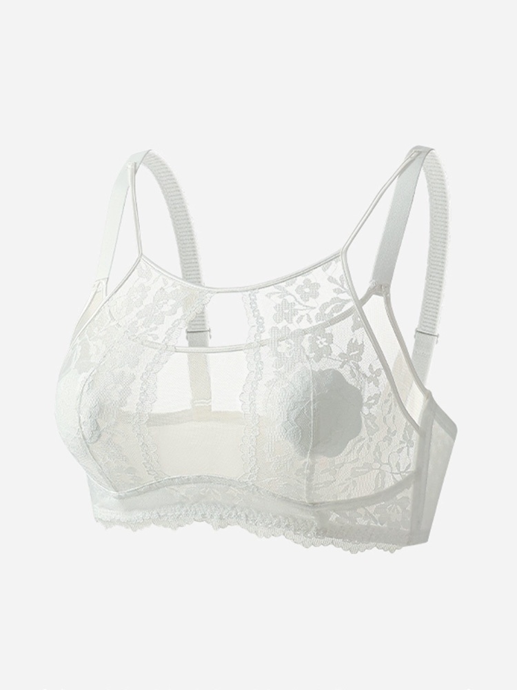 Elegant & Sexy Lace Bras Plus Sizes - Bust-sculpting Lifts With Airy French Lace, All-day Comfort & Stable Supports VEIMIA