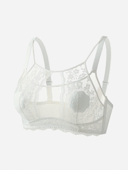 Elegant & Sexy Lace Bras Plus Sizes - Bust-sculpting Lifts With Airy French Lace, All-day Comfort & Stable Supports VEIMIA