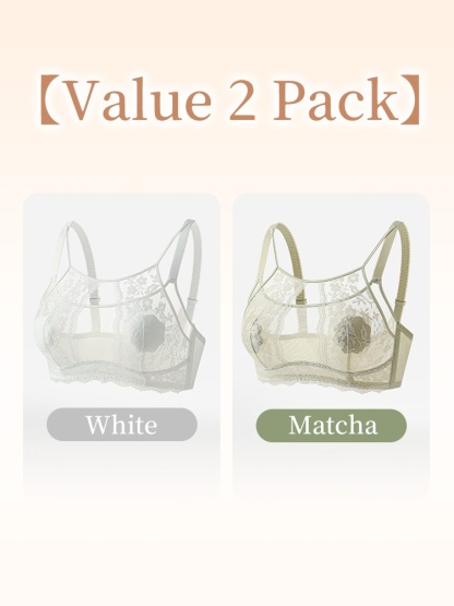 Elegant & Sexy Lace Bras Plus Sizes - Bust-sculpting Lift With Airy French Lace, All-day Comforts & Stable Supports VEIMIA