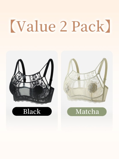 Elegant & Sexy Lace Bras Plus Size - Bust-sculpting Lifts With Airy French Laces, All-day Comforts & Stable Support VEIMIA