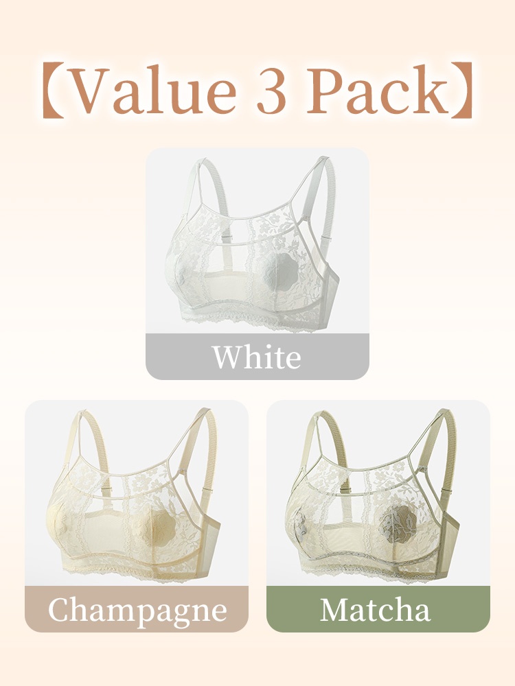 Elegant & Sexy Lace Bras Plus Size - Bust-sculpting Lifts With Airy French Lace, All-day Comforts & Stable Supports VEIMIA