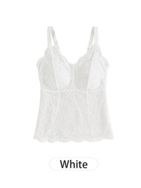 VEIMIA Elegant Camisole In A-line Fit With Cool-touch Lace & Built-in Pads