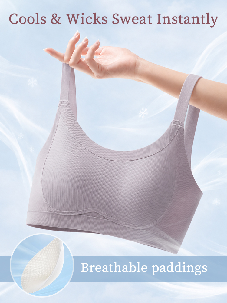 Enhanced Anti-sagging Bra Anti-gravity Lift, Soft Hold Visually Minimizing Cups & Breathable Comfort VEIMIA