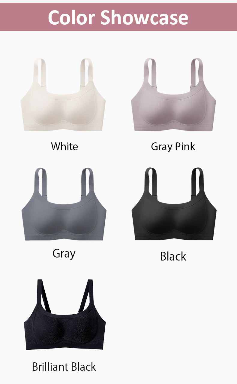 Enhanced Anti-sagging Bras Anti-gravity Lift, Soft Support Visually Minimizing Cup & Breathable Comfort VEIMIA