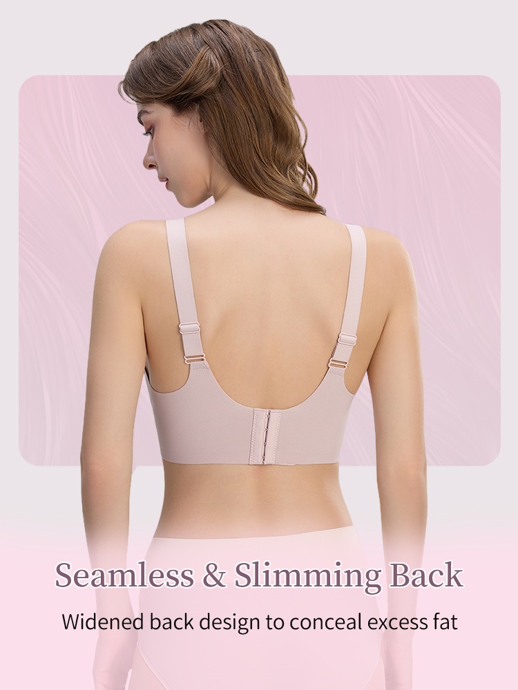 Enhanced Anti-sagging Bra W-shaped Dual Lift, Pressure-free 3D Cup & Smooth Seamless Shape VEIMIA
