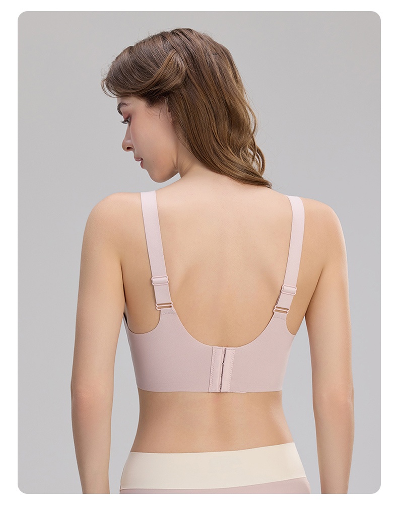 Enhanced Anti-sagging Bra W-shaped Dual Support, Pressure-free 3D Cup & Smooth Seamless Silhouette VEIMIA