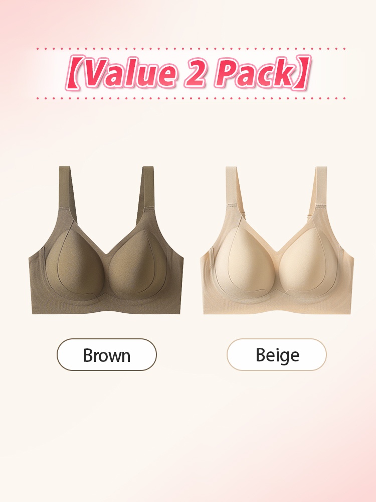 Enhancing Anti-sagging Bra Lift The Chests & Seamless Fit With Shimmering Elastic Fabric VEIMIA