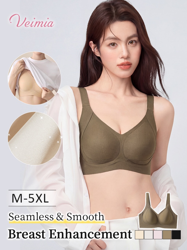 Enhancing Anti-sagging Bras Lift The Bust & Seamless Fit With Shimmering Elastic Fabric VEIMIA