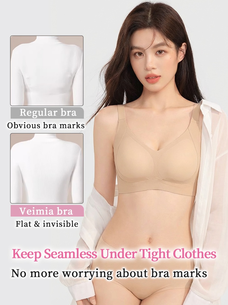 Enhancing Anti-sagging Bras Lift The Busts & Seamless Fits With Shimmering Elastic Fabrics VEIMIA