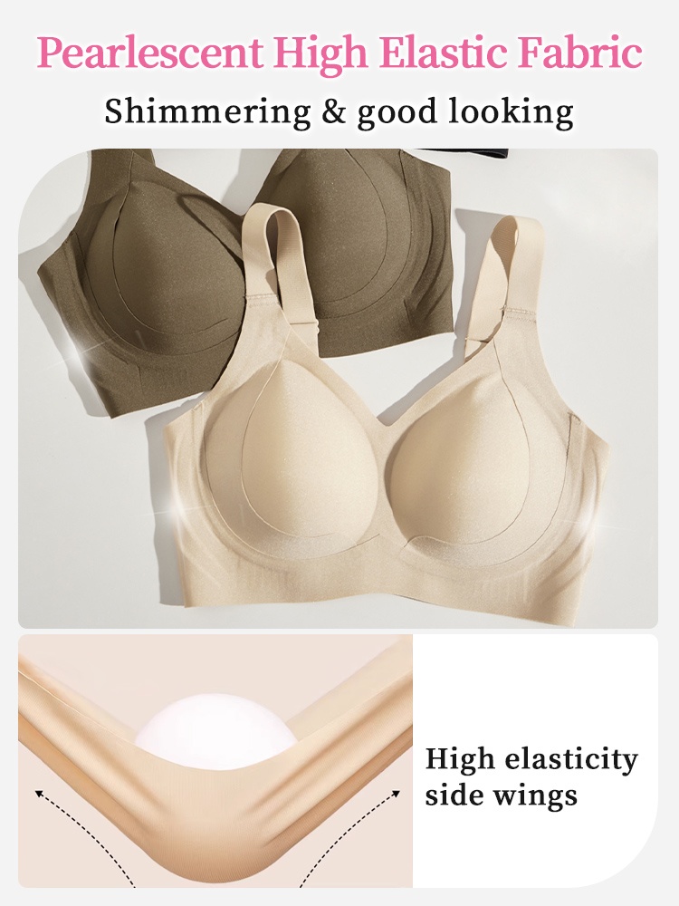 Enhancing Anti-sagging Bras Lifts The Bust & Seamless Fit With Shimmering Elastic Fabric VEIMIA