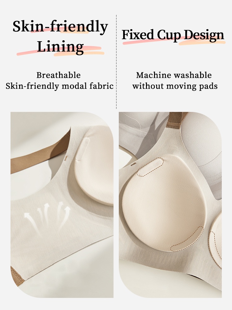 Enhancing Anti-sagging Bras Lifts The Bust & Seamless Fit With Shimmering Elastic Fabrics VEIMIA