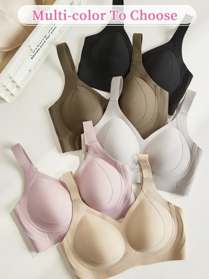 Enhancing Anti-sagging Bras Lifts The Busts & Seamless Fit With Shimmering Elastic Fabrics VEIMIA