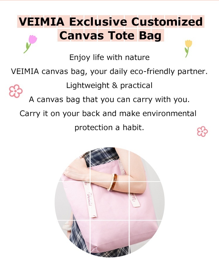 Veimia Exclusive Customized Canvas Tote Bag