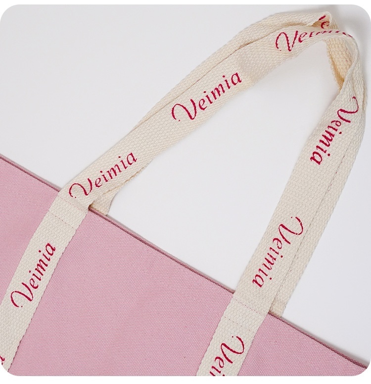 The Wide Straps of Veimia Exclusive Customized Canvas Bag