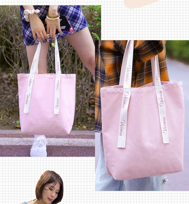 Veimia Exclusive Customized Canvas Bag Real Pictures