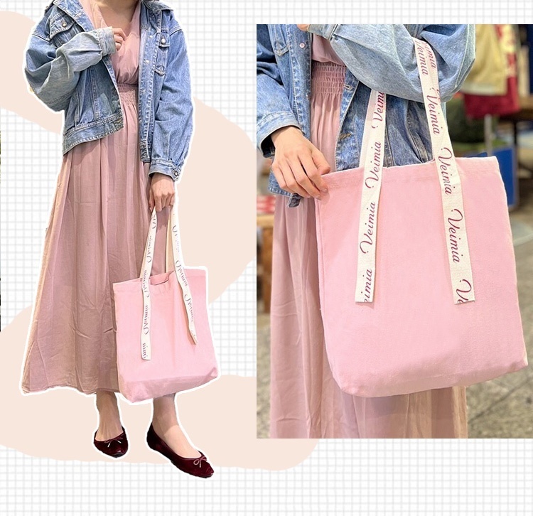 Veimia Exclusive Customized Canvas Bag Real Pictures