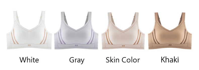 Yoga Breast Minimizing Bra Seamless Ultra Comfortable Stable Support Seamless U back Design VEIMIA