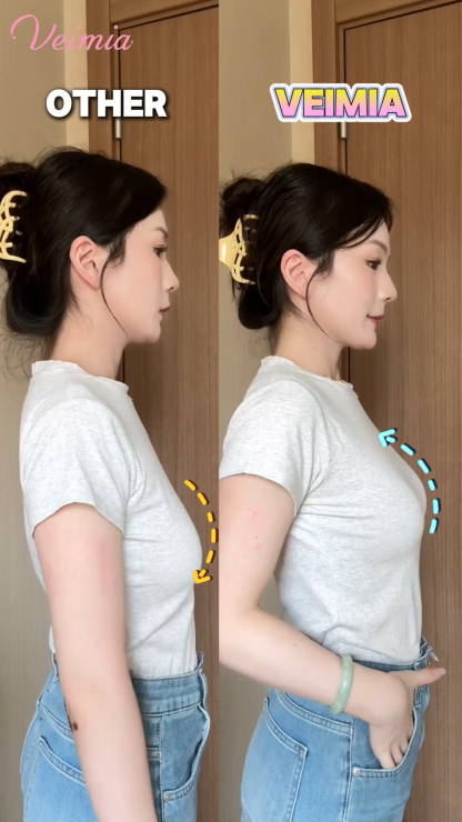 VEIMIA Supportive Anti-sagging Bra Comfortable Wireless Design & Naturally Lift The Breasts