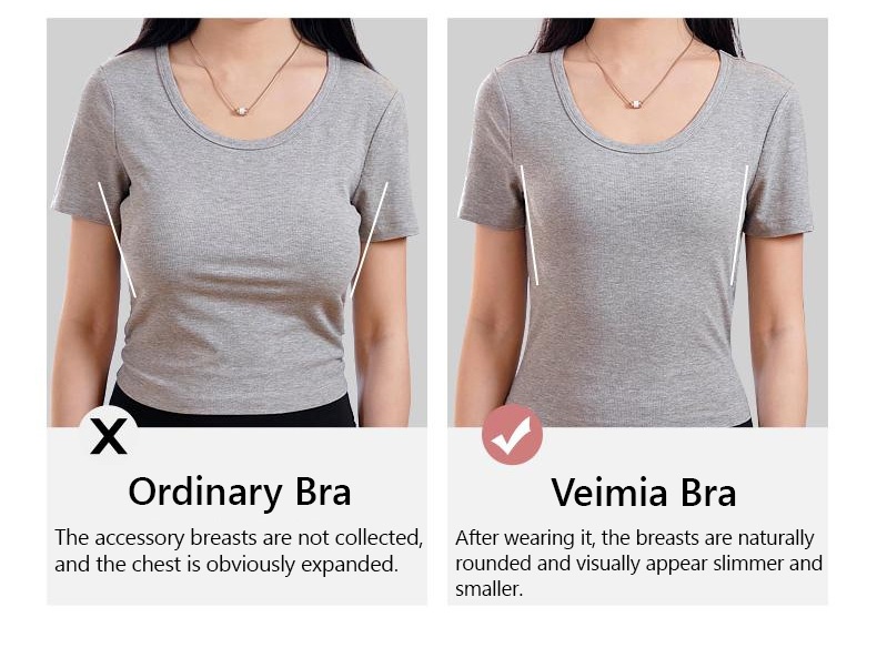 Full Coverage Seamless Minimizer Bra Plus Size Stable Supportive Breathable Sweat-wicking Sports Bras Anti-shaking VEIMIA