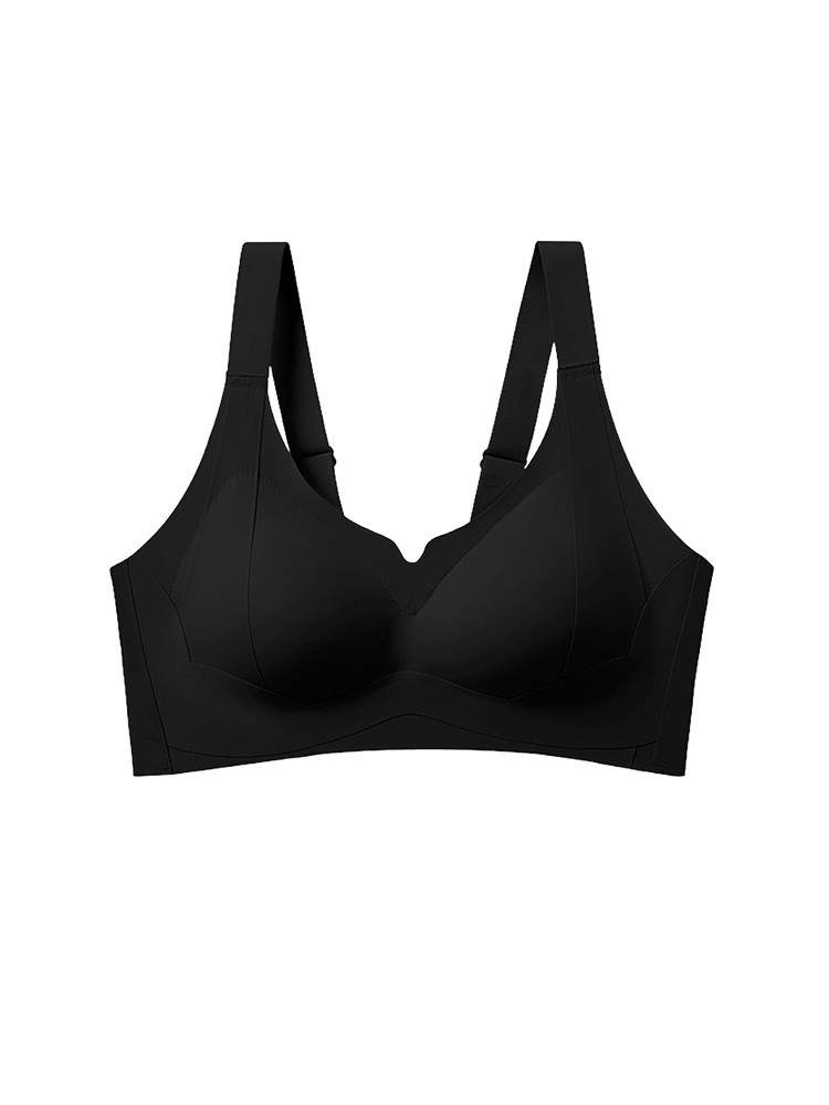 Enhanced Anti-sagging Bra W-shaped Dual Push-ups, Pressure-free 3D Shells & Smooth Seamless Shape VEIMIA
