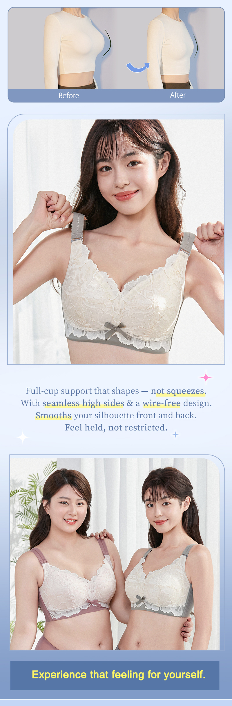 {"default":"The most beautiful lace minimizer bras for slimming Veimia"}
