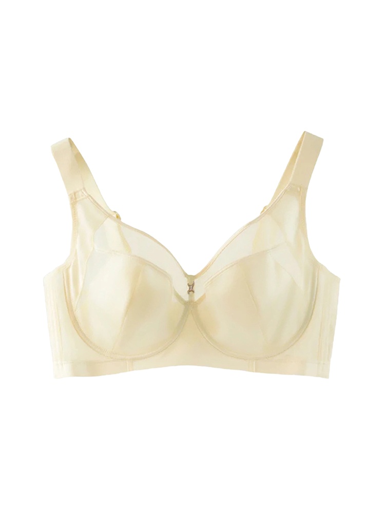 Flattering Anti-sagging Bras Soft Wires Supports, Satin Fabrics & Ultra-thin Design For Slimming VEIMIA
