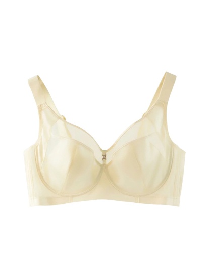 Flattering Anti-sagging Bras Soft Wires Supports, Satin Fabrics & Ultra-thin Design For Slimming VEIMIA
