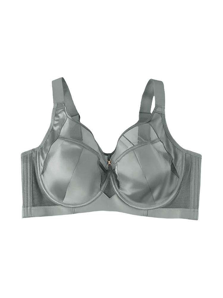 Flattering Anti-sagging Bras Soft Wires Supports, Satin Fabrics & Ultra-thin Designs For Slimming VEIMIA
