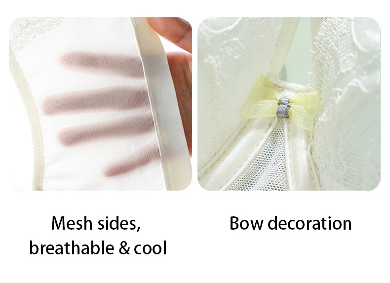 Floral Lace Bra Delicate & Sophistication, Airy Shaping Support & Gentle Skin-friendly Wear VEIMIA