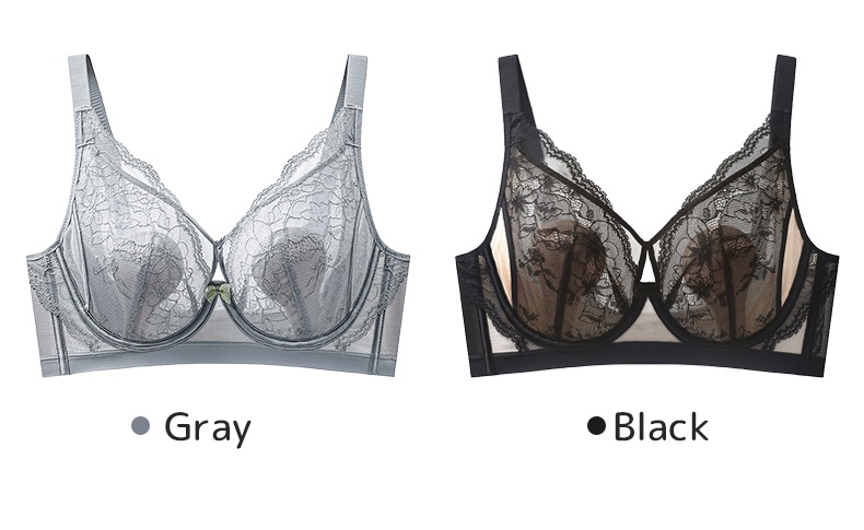 Floral Lace Bra Delicate & Elegance, Airy Contourings Support & Gentle Skin-friendly Wear VEIMIA