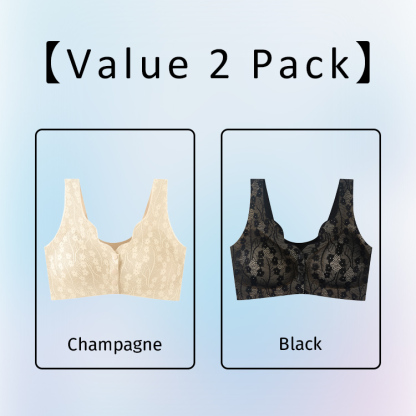 VEIMIA Front Closure Anti-sagging Seamless Bra For Woman