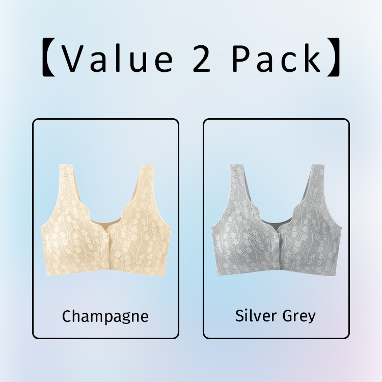 VEIMIA Front Closure Anti-sagging Seamless Bra For Woman
