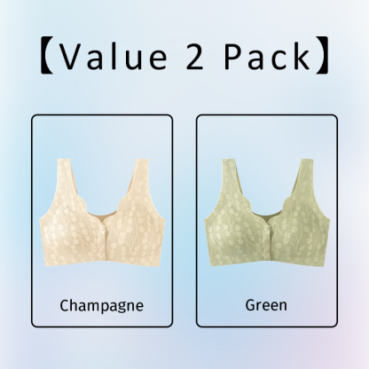 VEIMIA Front Closure Anti-sagging Seamless Bra For Woman