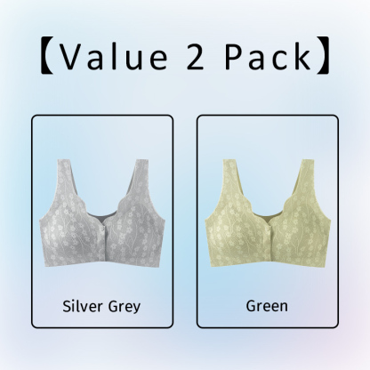 VEIMIA Front Closure Anti-sagging Seamless Bra For Woman