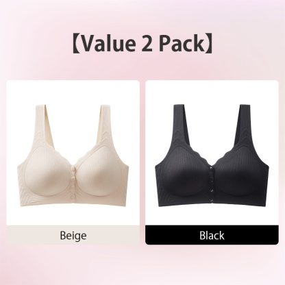 VEIMIA Experience Cloud-like Comfort and Easy Wear Seamless Front Closure Bra