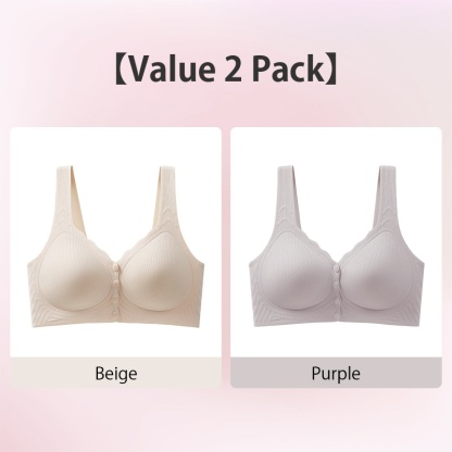 VEIMIA Experience Cloud-like Comfort and Easy Wear Seamless Front Closure Bra