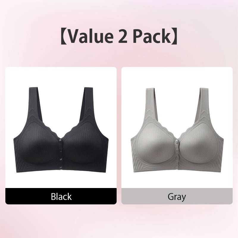 VEIMIA Experience Cloud-like Comfort and Easy Wear Seamless Front Closure Bra