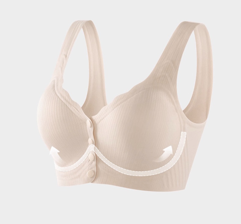 Soft Support Easy Put on and Take off Seamless Front Closure Bras Veimia