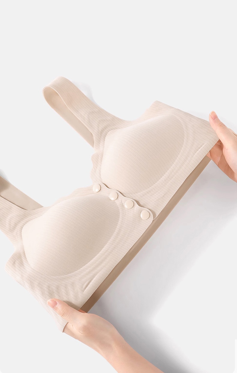 High Elastic Easy Put on and Take off Wireless Front Closure Bras Veimia