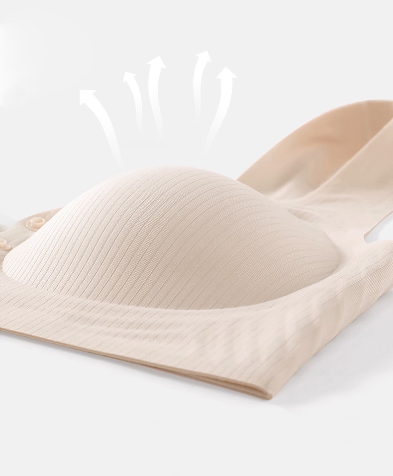 3D cups Easy Put on and Take off Wireless Front Closure Bras Veimia