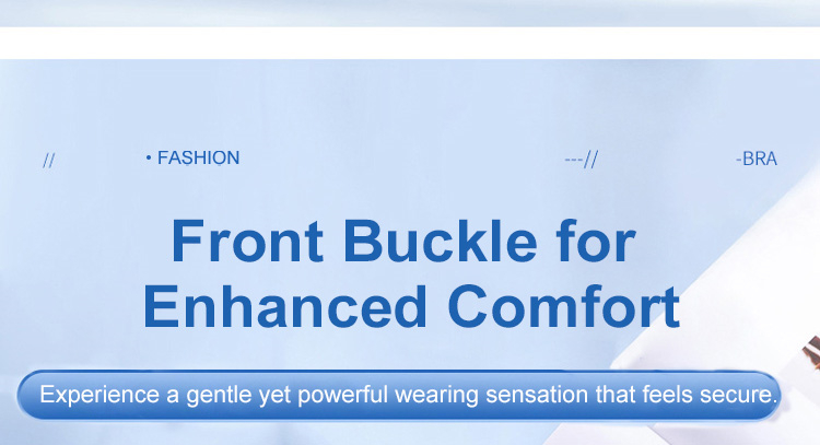 Front Open Buckles Anti-sagging Seamless Bra For Woman VEIMIA