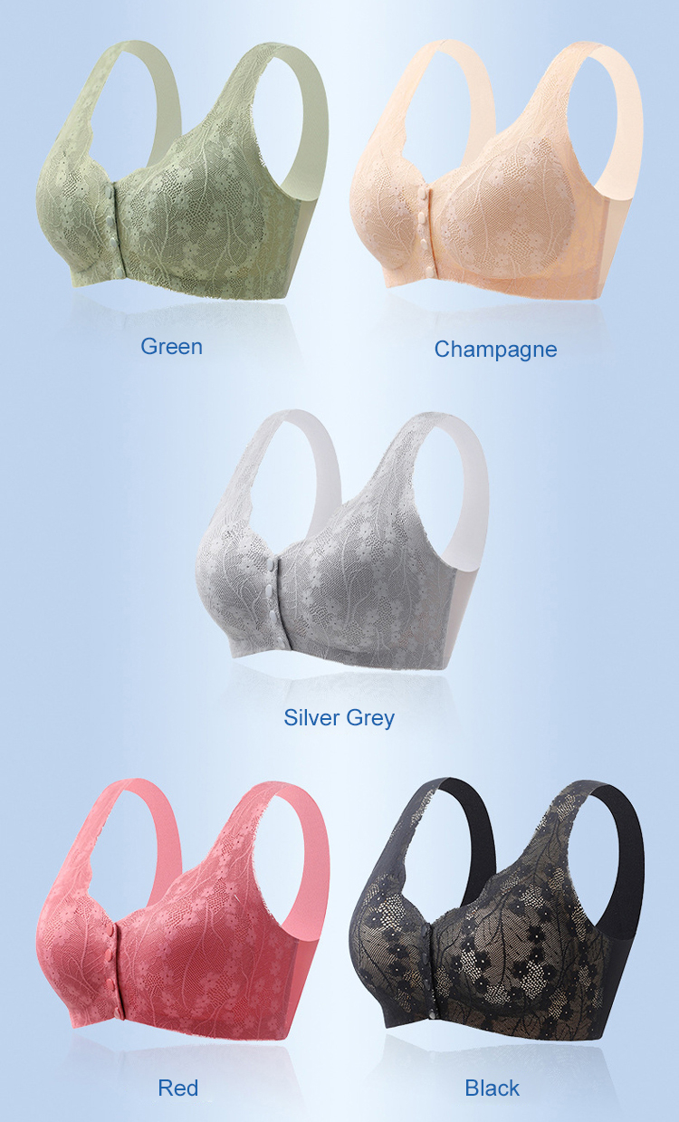 Front Open Buckles Anti-sagging Bras For Woman VEIMIA
