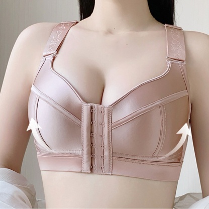 Show Off Butterfly Beautiful Back Plus Size Push Up Front Closure Bras Anti-sagging VEIMIA