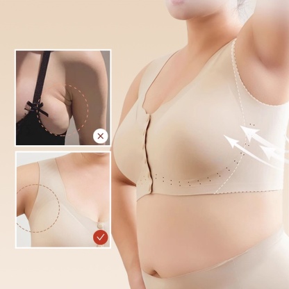 Easy Put on And Take Off Front Closure Bra For Elderly Women VEIMIA