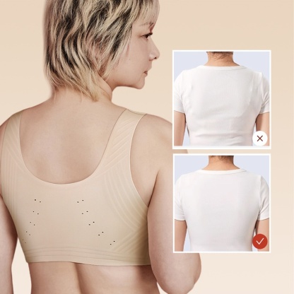 Breathable Easy Put on And Take Off Front Closure Bra For Elderly Women VEIMIA